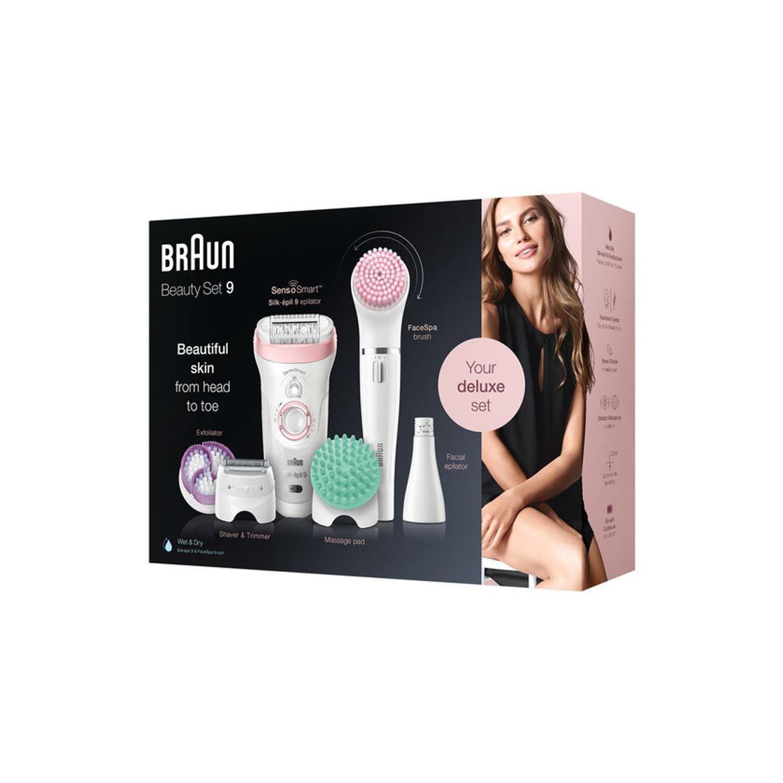 Products BRAUN

Depiladora Braun Silk-épil Beauty Set 9/985 De Lujo 7