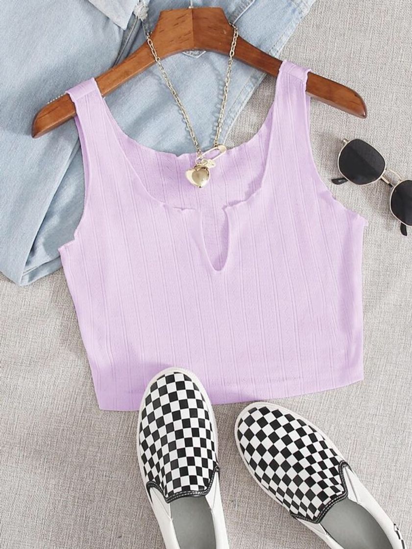 Social Top Tank Unicolor De Cuello V