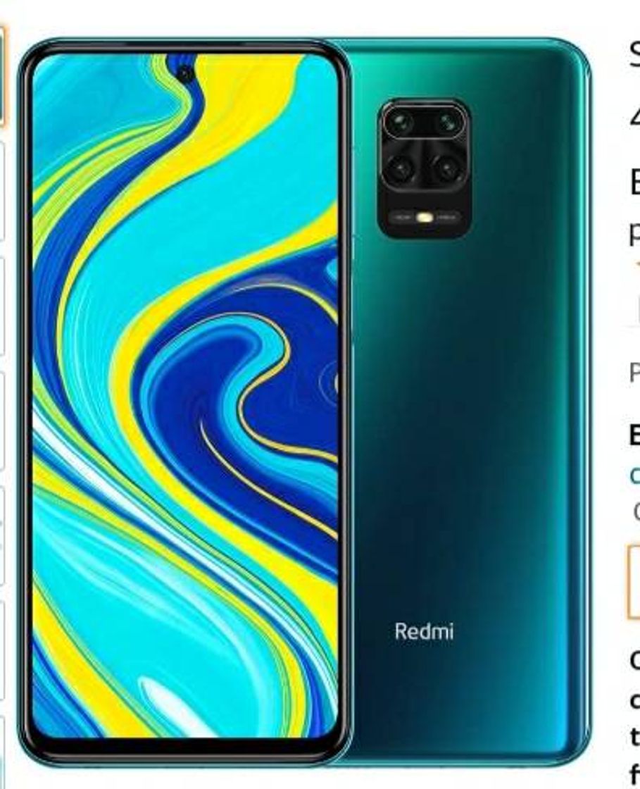 Productos Xiaoami redmi note 9