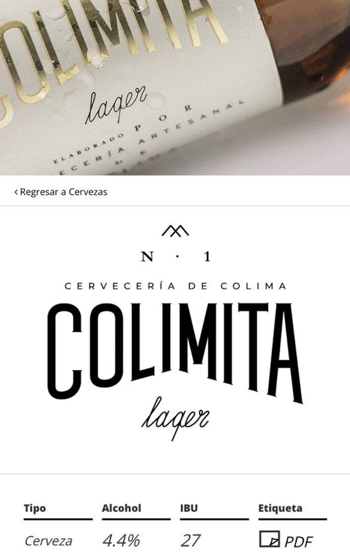 Moda Nuestras Cervezas - Cervecería de Colima