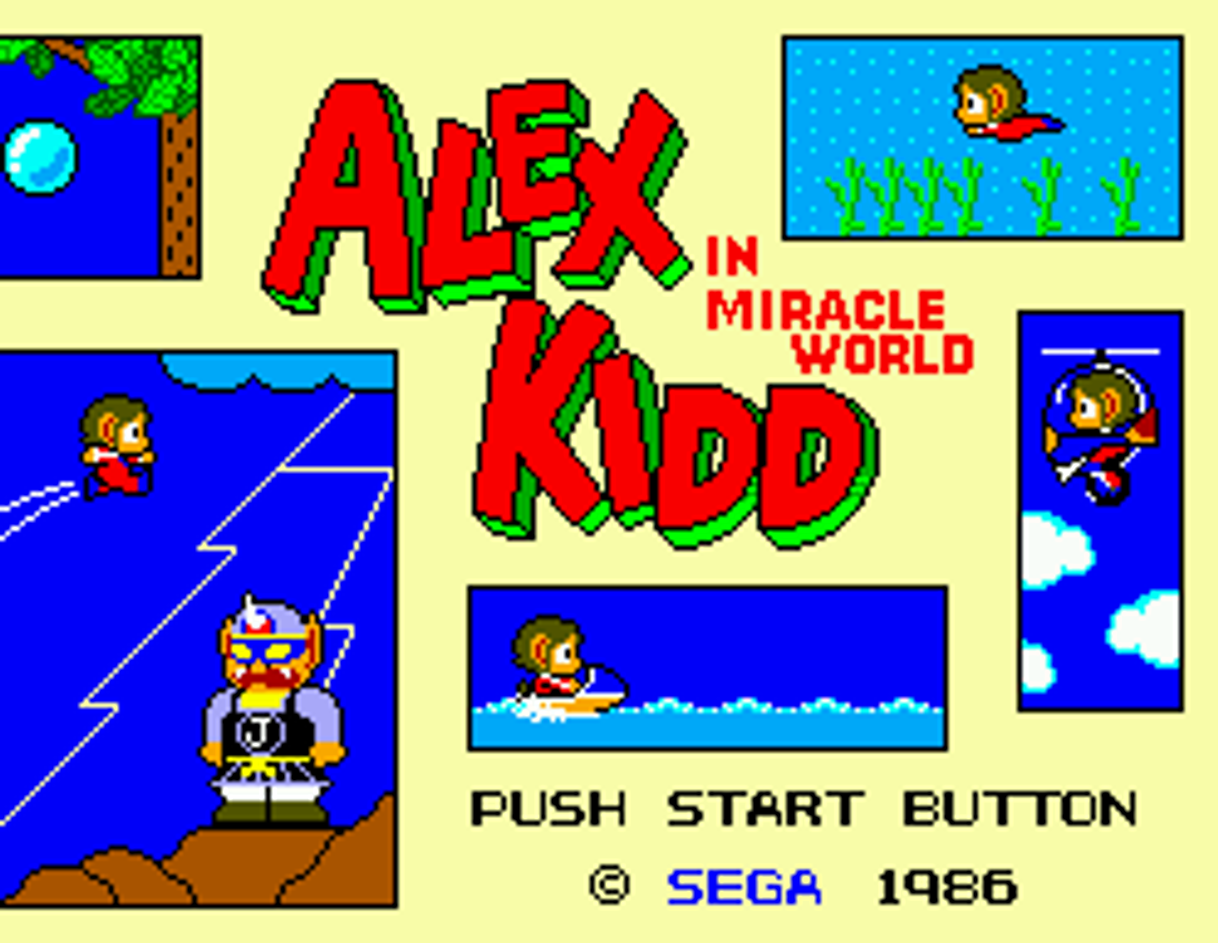 Videojuegos Alex Kidd in Miracle World