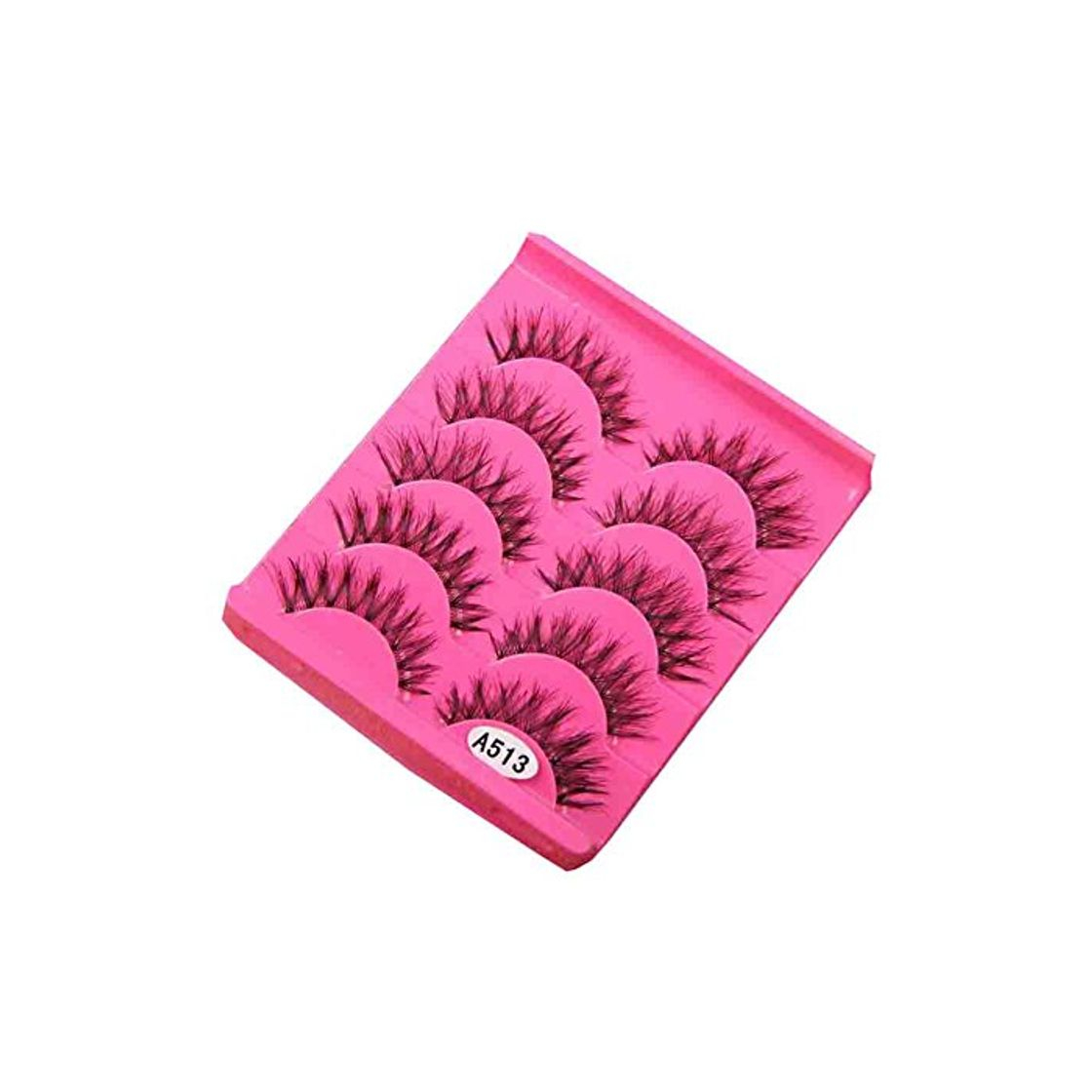 Products 5 pares 3D reutilizable hecho a mano suave que se encrespa pestañas postizas espesa belleza delgada