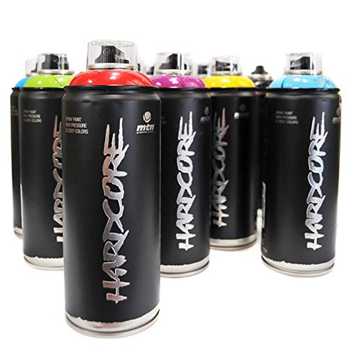 Social MTN Hardcore 2 - Juego de 12 pinturas en aerosol para grafiti