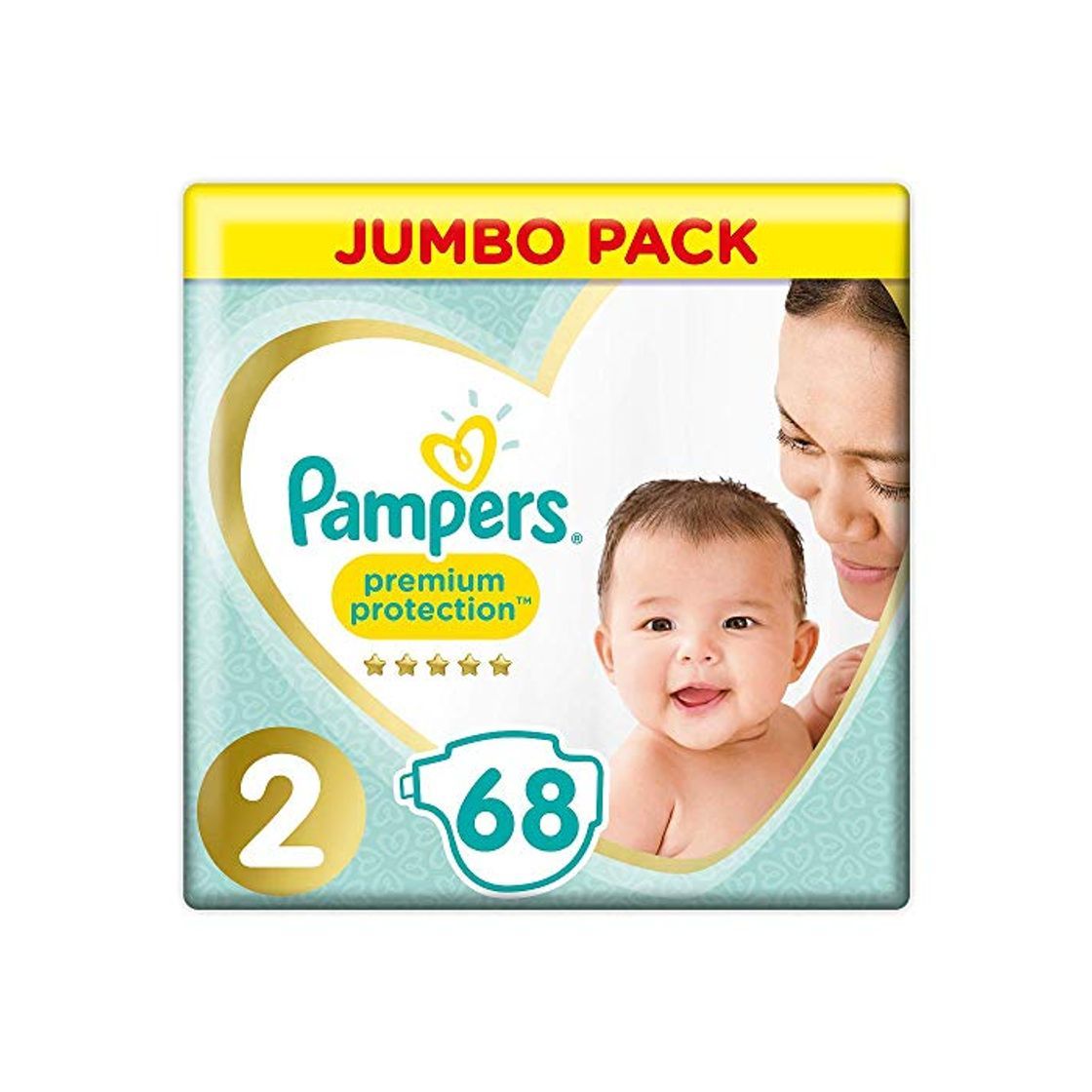 Social Pampers Premium Protection - Pañales, talla 2