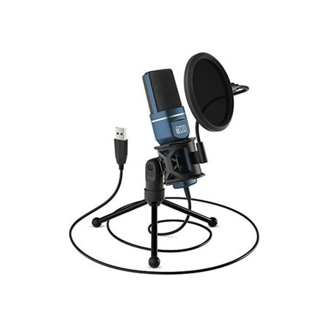 TONOR Micrófono PC Micrófono de Condensador Computadora USB Plug & Play con