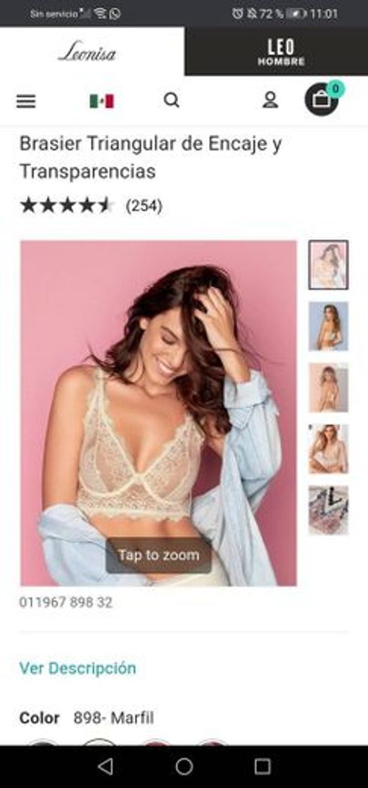 Social Hermoso bra de encaje