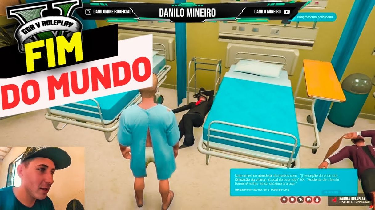 Fashion Amanheci no hospital GTA5 🤣