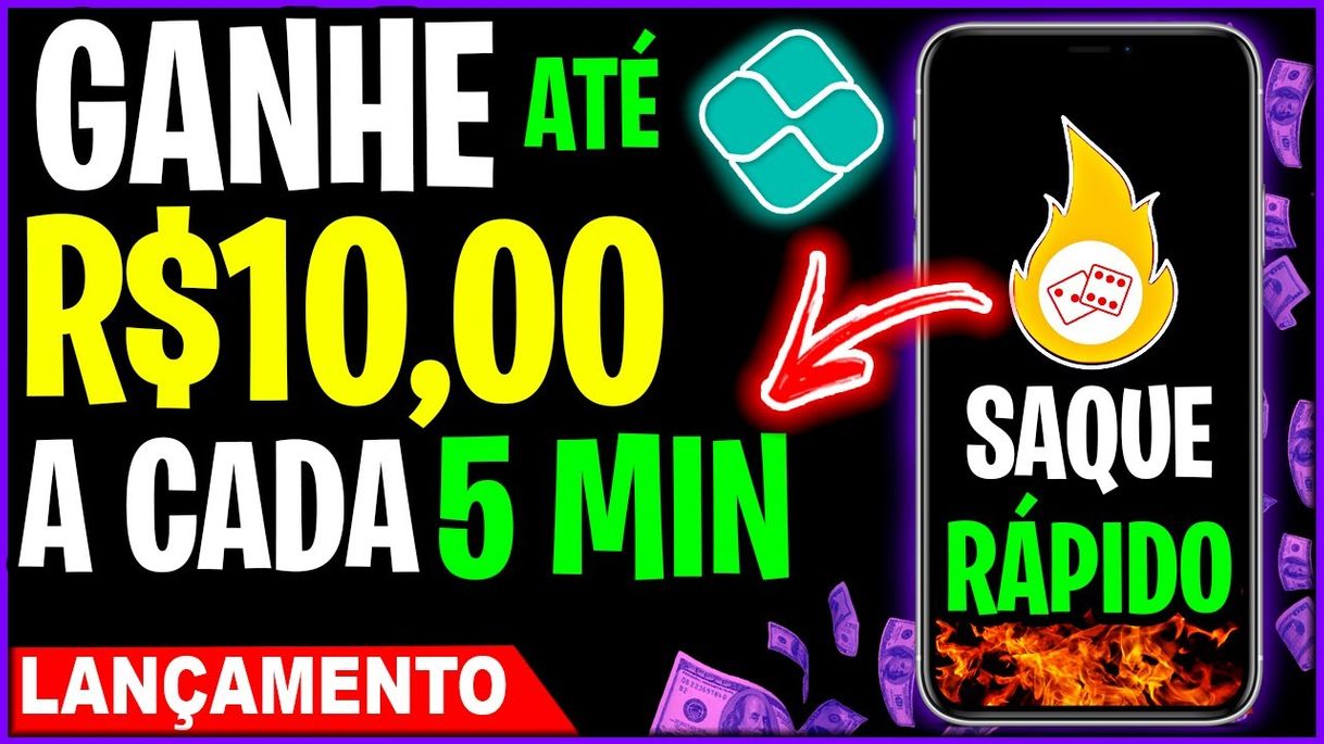 App Ganhe dinheiro 💸 até 3 mil reais, App 2022