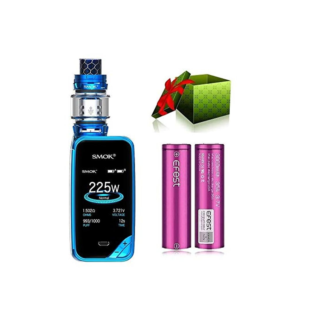 Products Auténtico SMOK X PRIV Kit 225W TFV12 Prince 8mL Tank E Cigarette