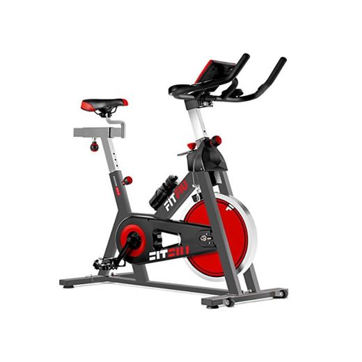 FITFIU Fitness Besp-22 Bicicleta Indoor con Volante de inercia Silent+ para Spinning