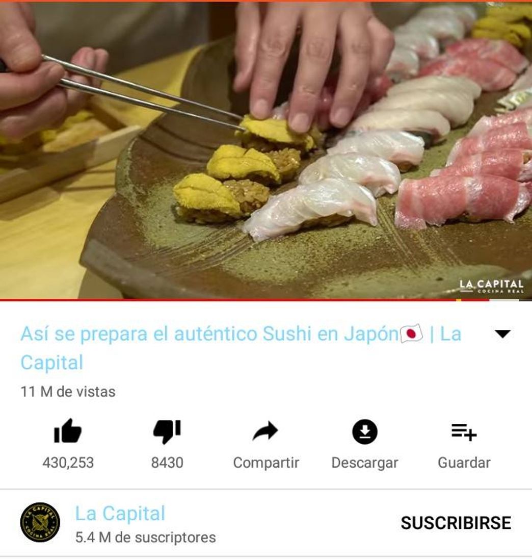 Social Así se prepara el auténtico Sushi en Japón | La Capital - YouTube