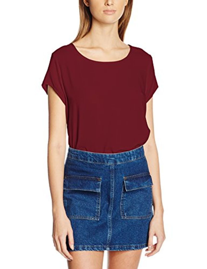 Fashion Vero Moda Boca SS Blouse Noos Blusa, Rojo