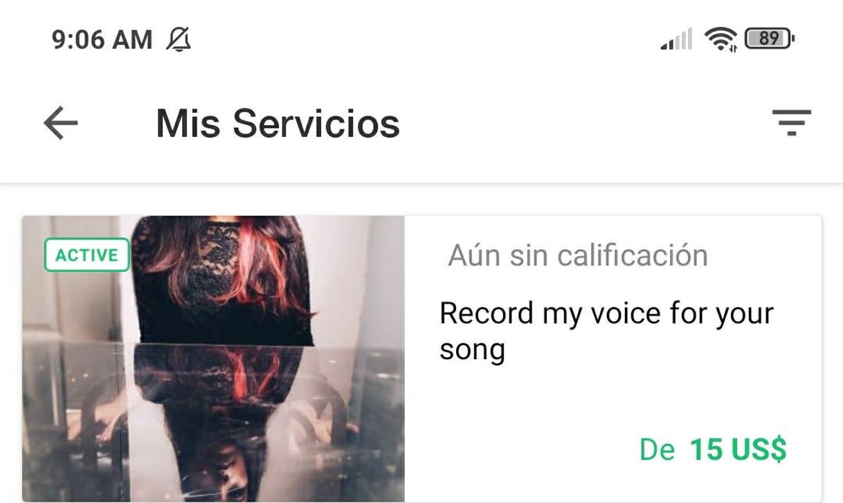 Social Perfil de Fiverr