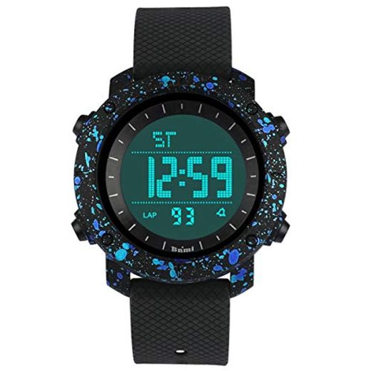 Reloj para Niños Digital,Reloj Adolescentes Chico Deporte Impermeables para niños con Pulsera