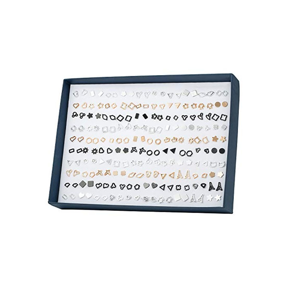 Social 100 Pares de Aretes Geométricos