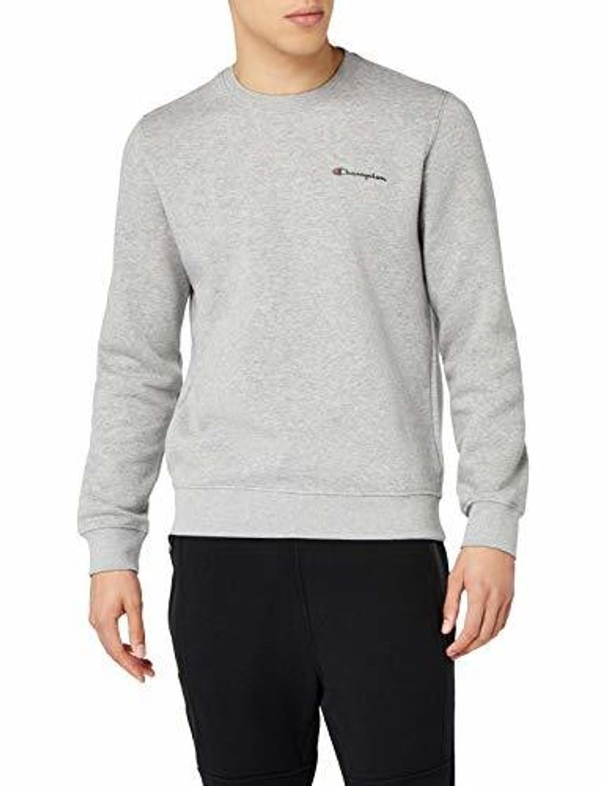 Social Champion Classic Small Logo para Hombre Sudadera, Gris