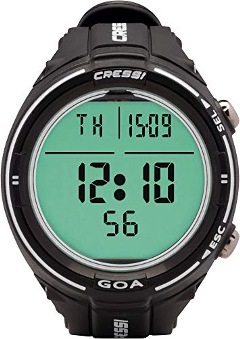 Product Cressi Goa Ordenador de Buceo, Unisex Adulto, Negro