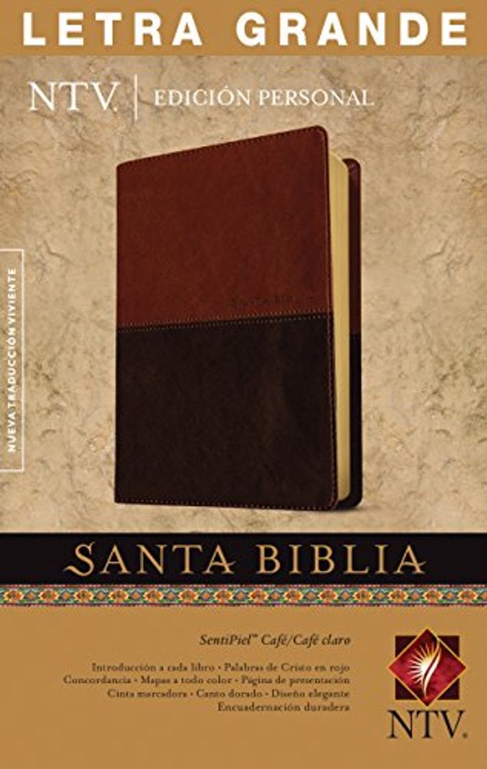 Libro Santa Biblia NTV, Edicion personal, letra grande