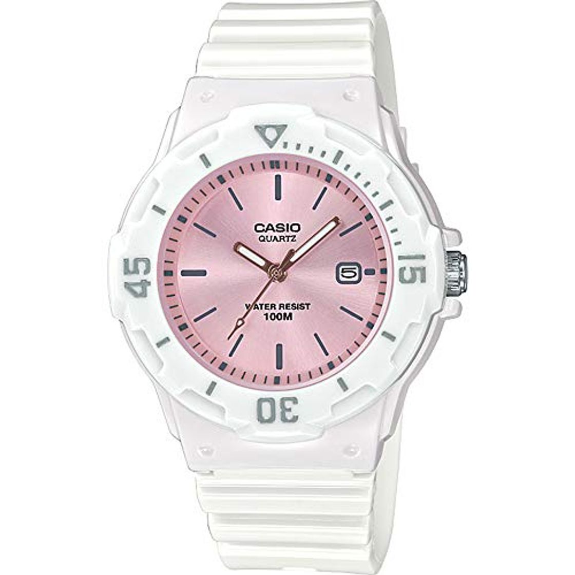 Lugar Casio Reloj Analógico para Mujer de Cuarzo con Correa en Resina LRW-200H-4E3VEF