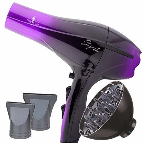 Lugar Secador de Pelo Profesional Ligero Potente Elegant Iónico 2000W Morado