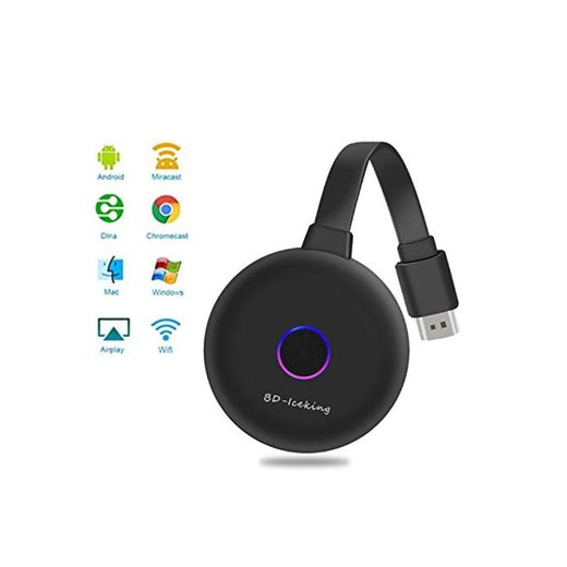 2,4Ghz WiFi InaláMbrico Hdmi Adaptador,1080P HD, para Smartphones Android