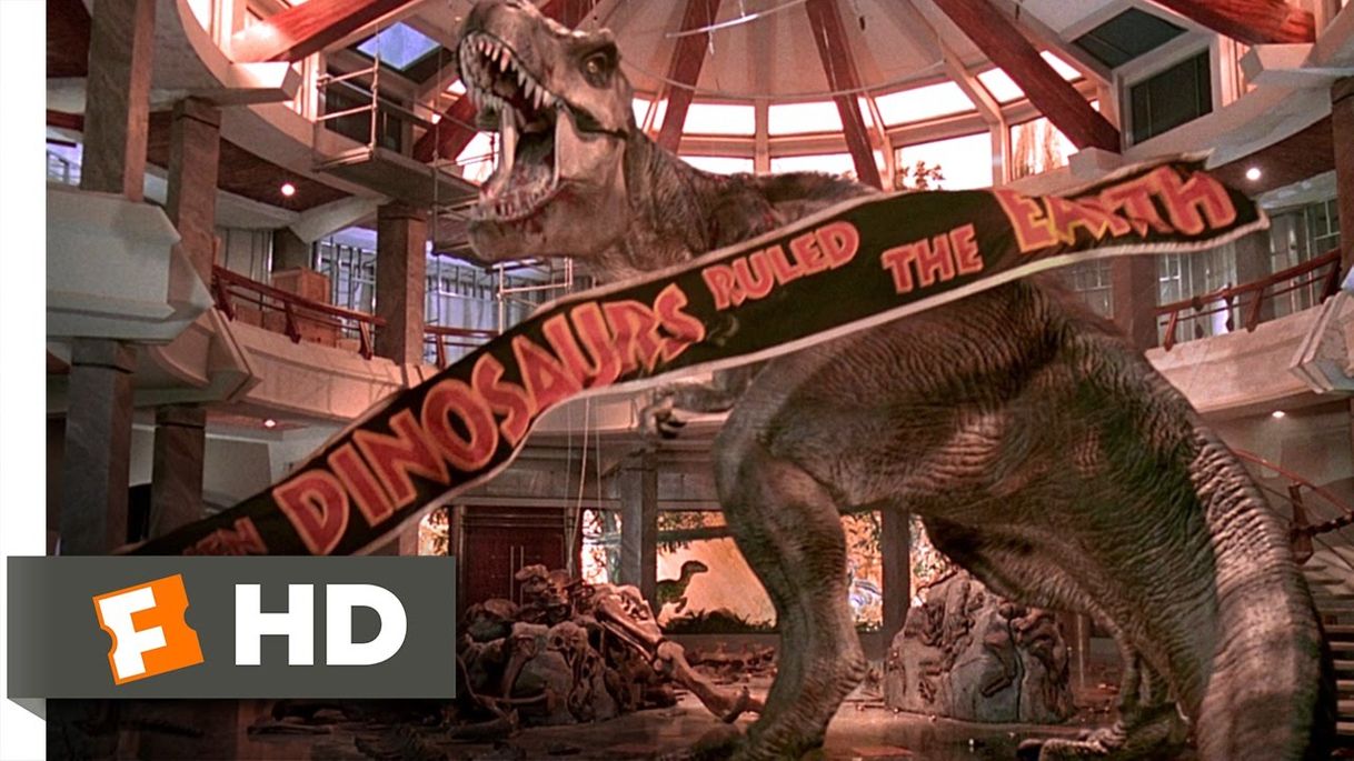 Fashion Jurassic Park (1993) - T-Rex vs. the Raptors Scene