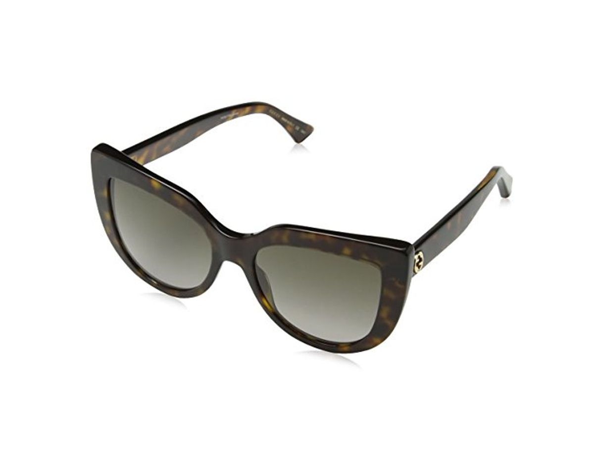 Social Gucci GG0164S 002 Gafas de sol, Marrón