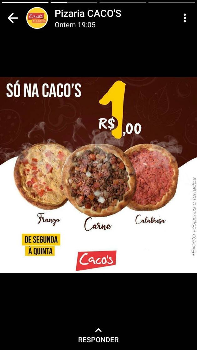 Restaurants Caco's Pizzaria