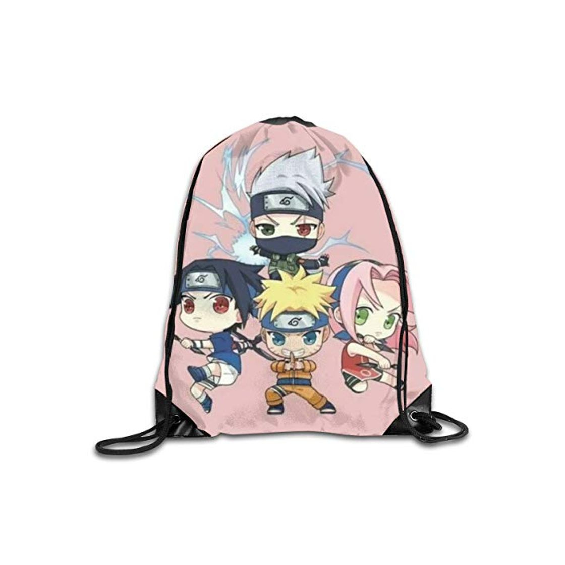 Moda Naruto Sasuke Haruno - Mochila de algodón puro para hombre y mujer