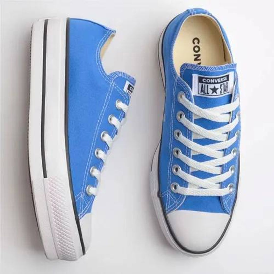 Moda  Converse all star chuck taylor lift platform AZUL 