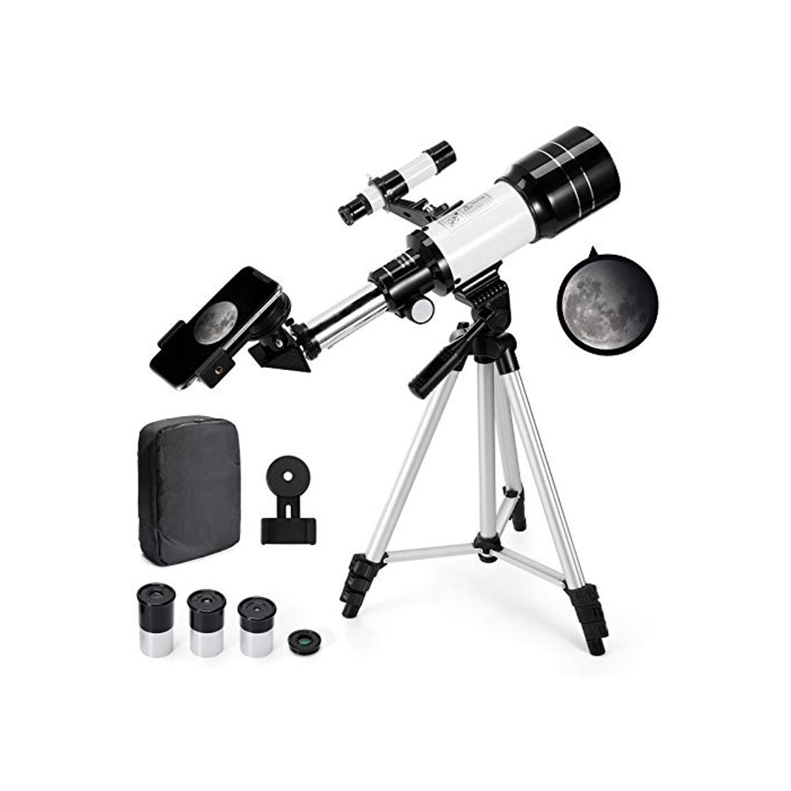 Electrónica Telescopio Astronómico Zoom 150X HD 300