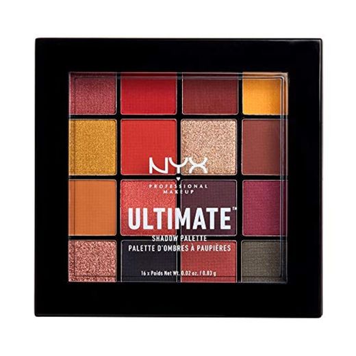 NYX Professional Makeup Paleta de sombra de ojos Ultimate Shadow Palette, Pigmentos