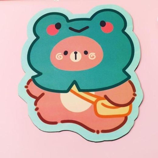 Mouse pad fofo 🐻💖🐸