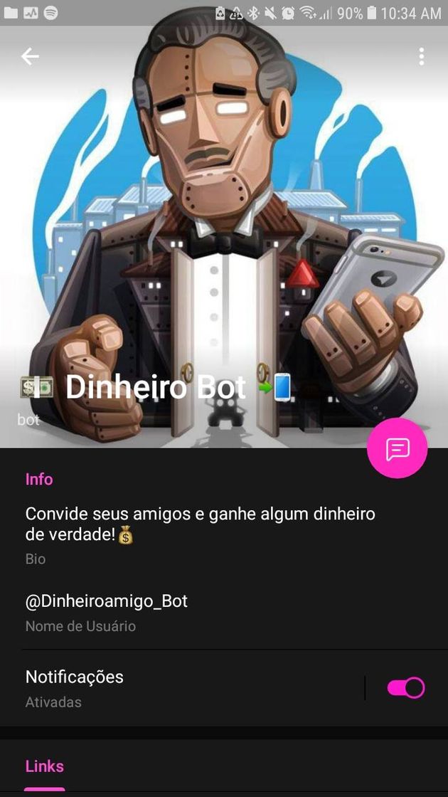 Fashion Bot de renda extra no telegram