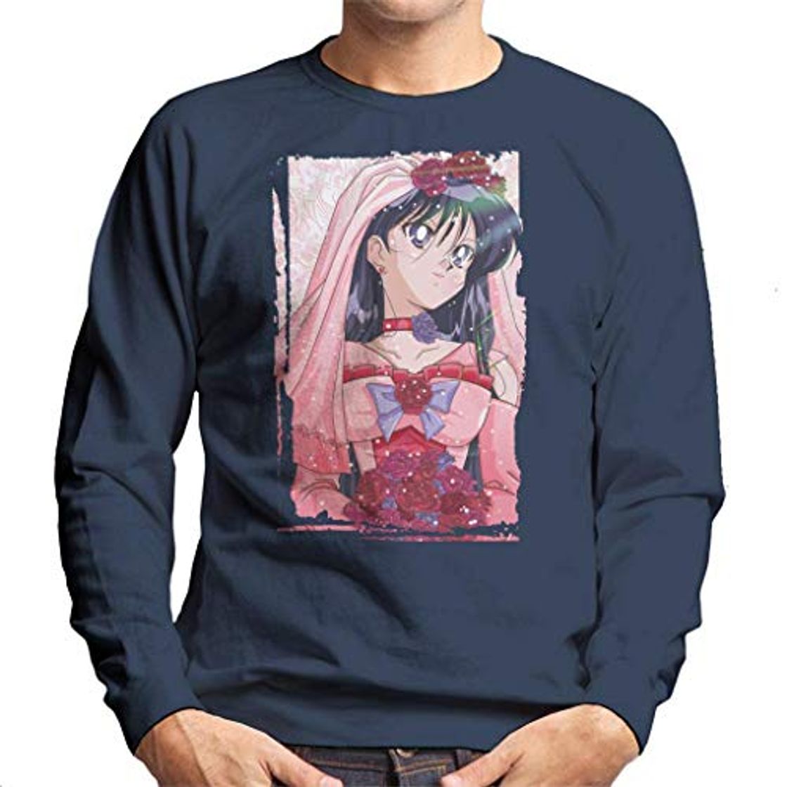 Fashion Cloud City 7 Sailor Mars Bridal Outift Men's Sweatshirt