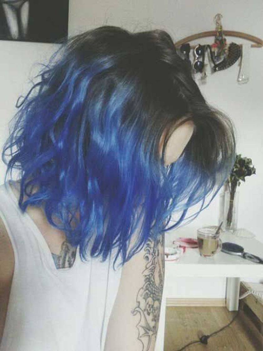 Fashion Blue hair