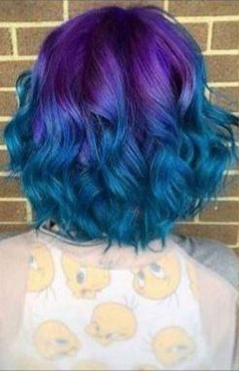 Purple Blue hair