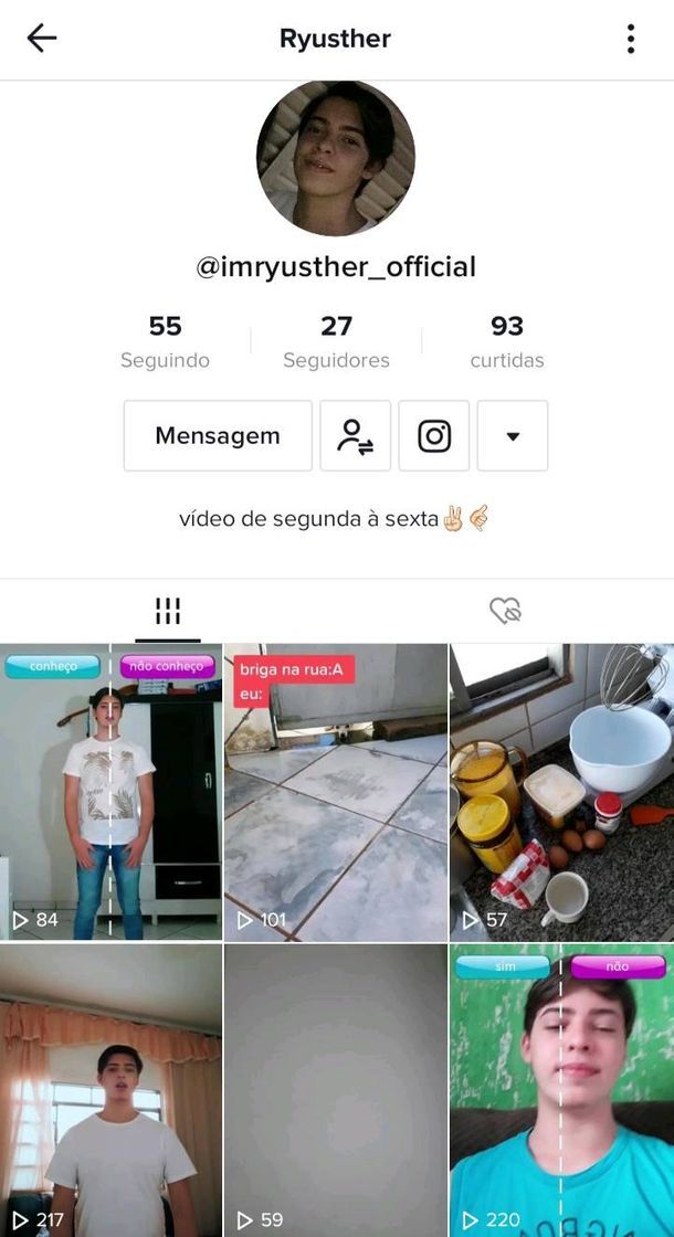 Social @imryusther_official