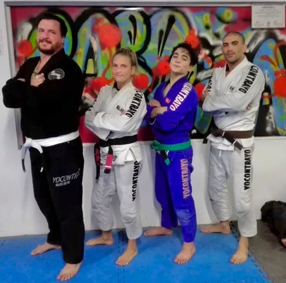 Social Dogo de entrenamiento de Brazilian Jiu Jitsu 
