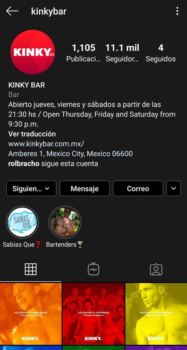 Restaurantes Kinky Bar