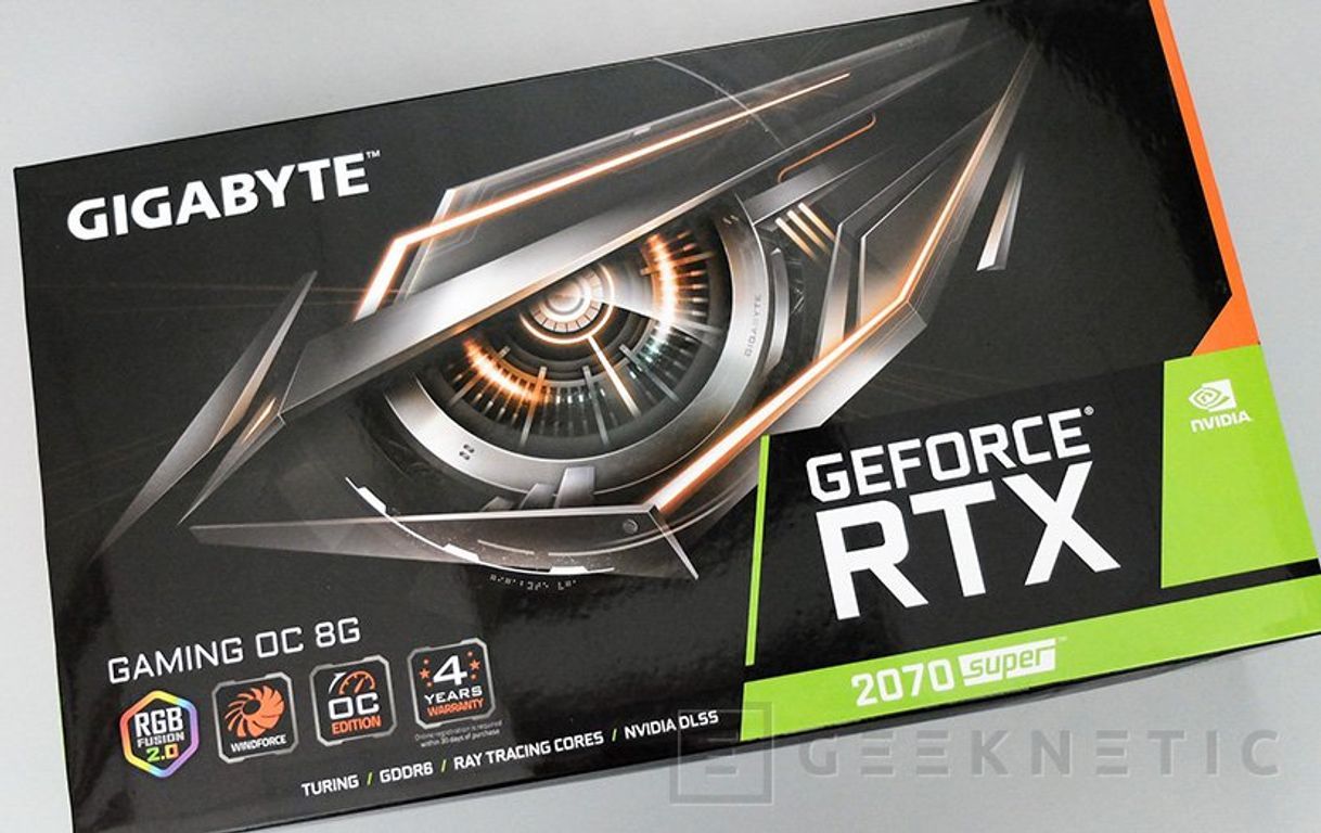 Electronic Gigabyte GeForce RTX 2070 Super WINDFORCE OC 3x 8G Tarjeta de video