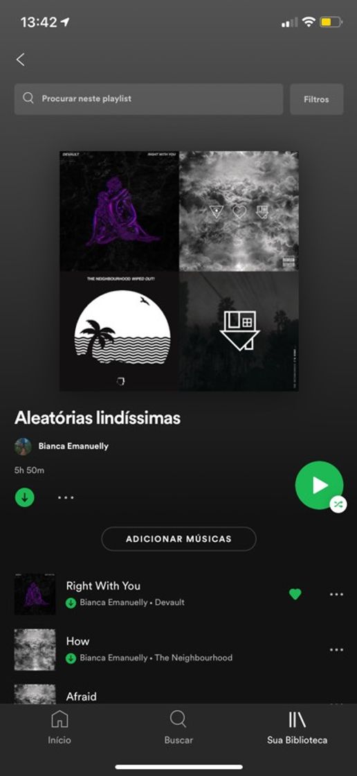 Fashion Playlist com variadas músicas bem ecléticas 