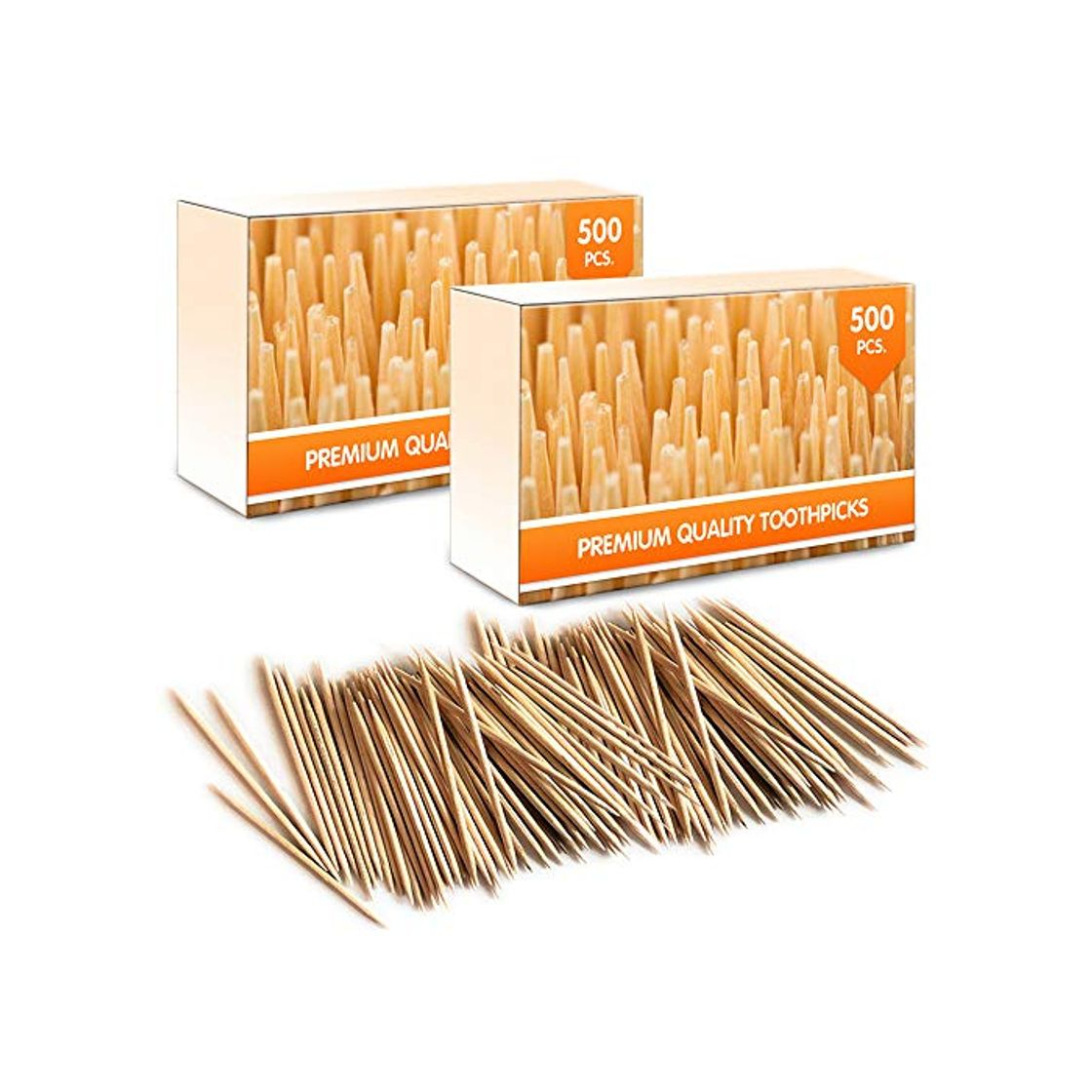 Producto Mobi Lock Palillos de Madera de bambú Extra higiene, brochetas o Manualidades