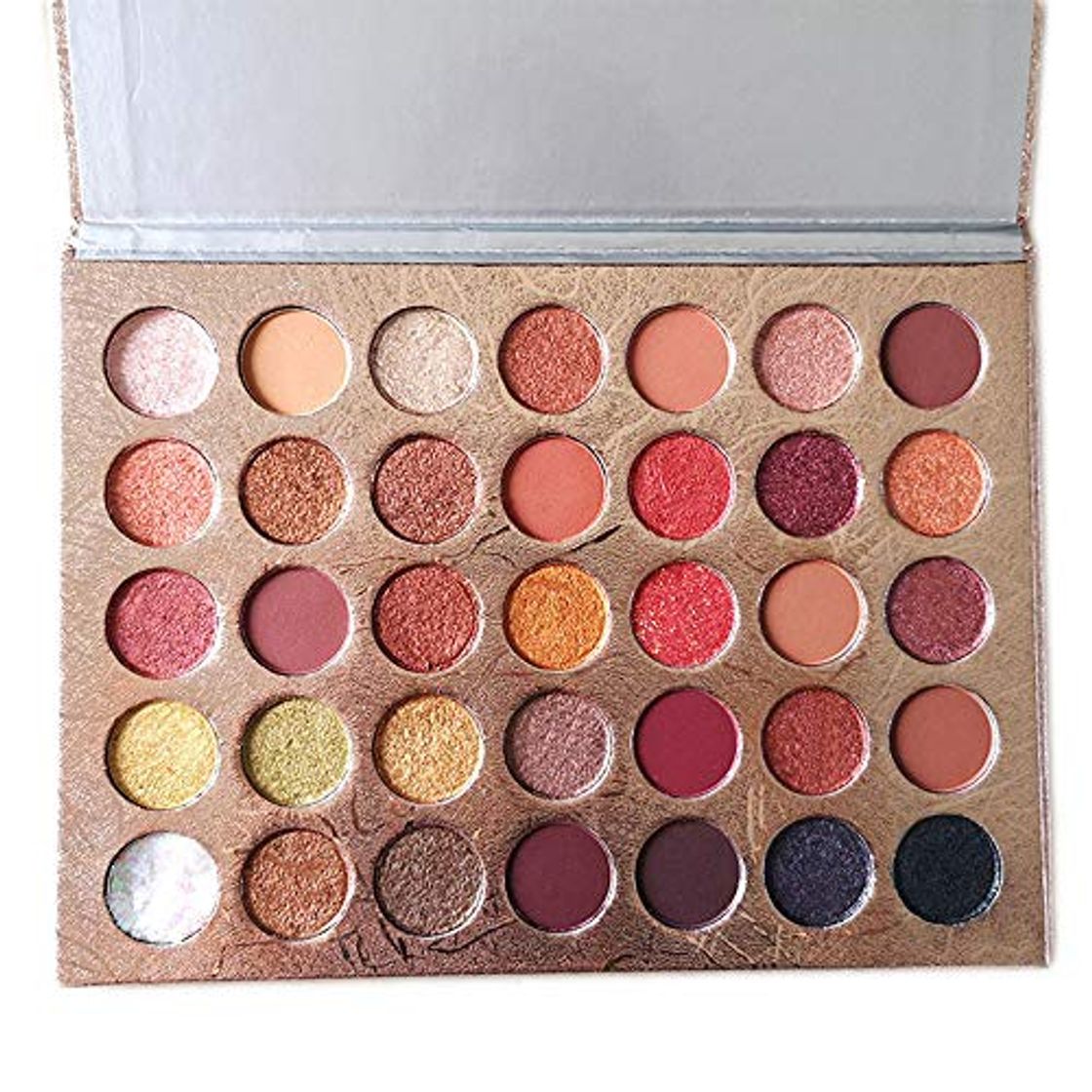 Products ZZTHJSM Paleta de Sombra de Ojos Mojado Csmética Mquillaje Kit Profesional Sombra de Ojos del Reflejo Mate Disponible Belleza Ojo Shadow Conjunto de Paleta 35 Colores