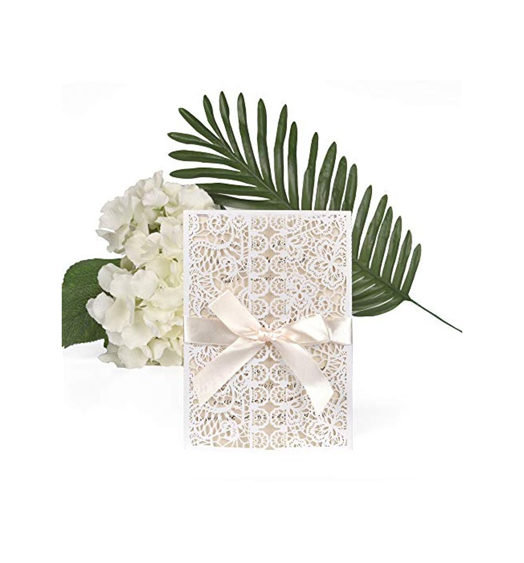 ewtshop Tarjetas de invitación de boda Set