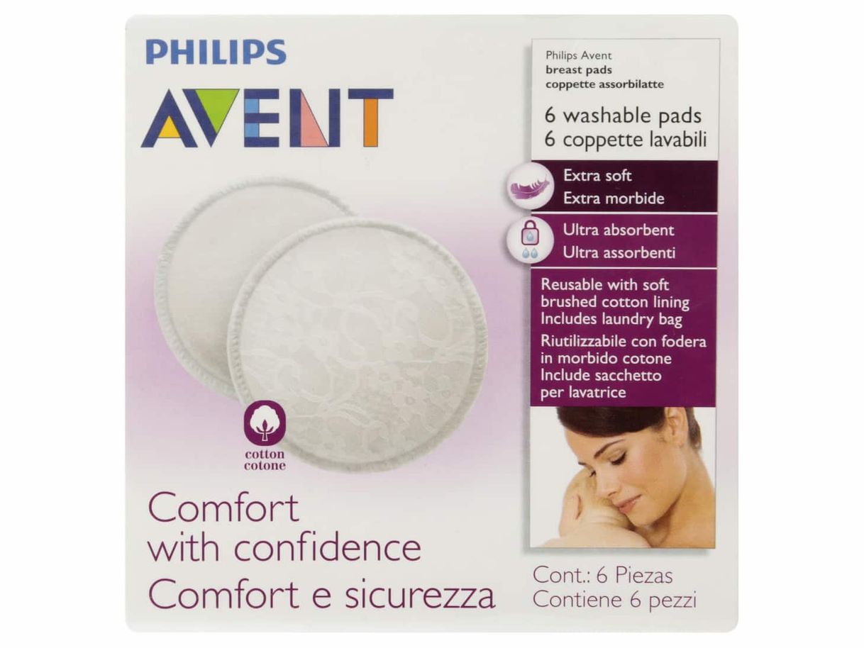 Producto Discos absorbentes extrasuaves lavables Avent