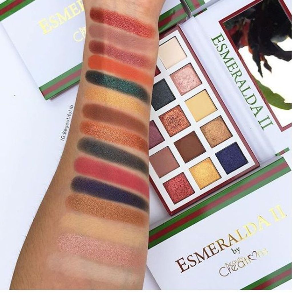 Beauty BEAUTY CREATIONS Esmeralda II 15 Color Eyeshadow Palette