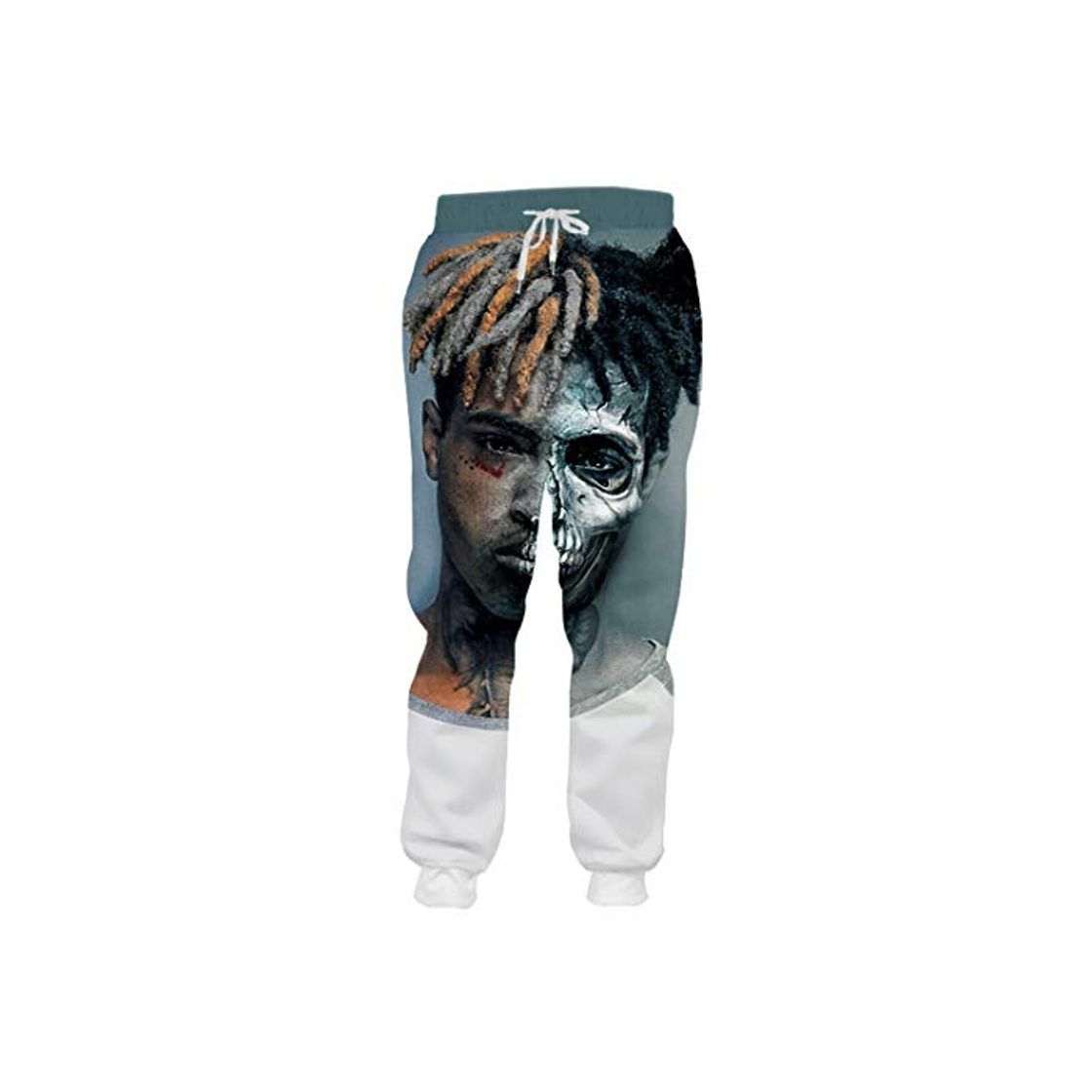 Moda Pantalones Sueltos 3D para Hombre Pantalones de Invierno con Estampado Hip Hop de Talla Grande Xxxtentacion XL