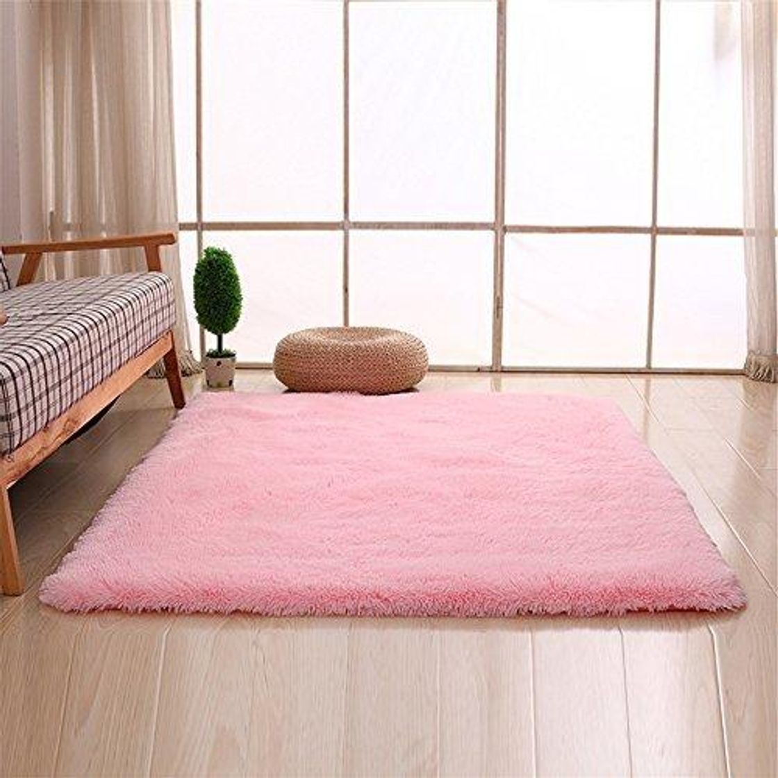Social Alfombras, CAMAL Lavable Material de Lana de Seda Artificial Alfombra Decorativo Sala de Estar y Dormitorio (80cmX160cm