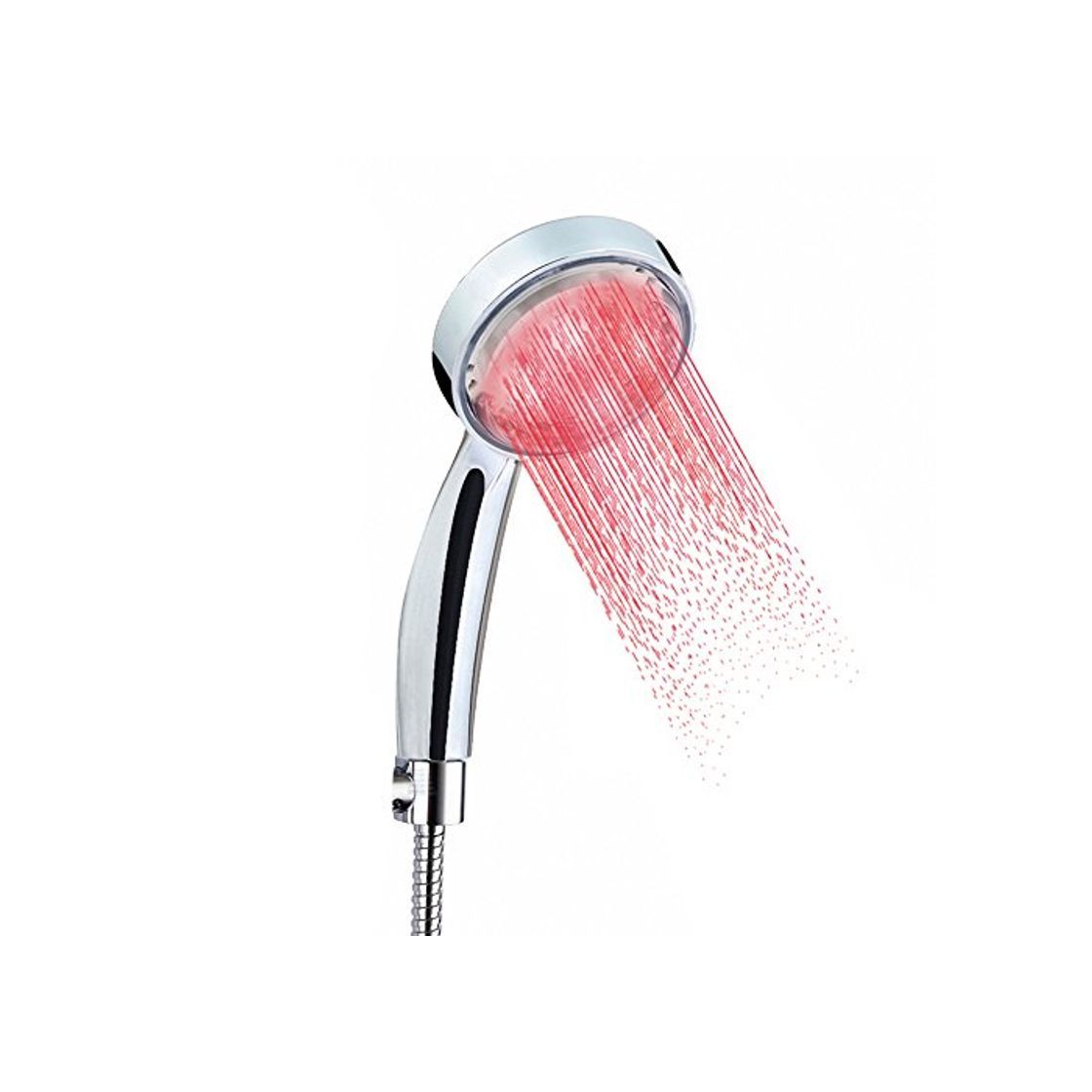 Producto 3 CrazyFire luz Led que cambia de color de ducha alcachofa de ducha de baño pulverizador de lluvia Sensor de temperatura para ahorrar agua